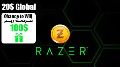 20$ ريزر قولد عالمي